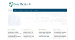 Desktop Screenshot of marolewskiwriting.com