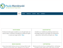 Tablet Screenshot of marolewskiwriting.com